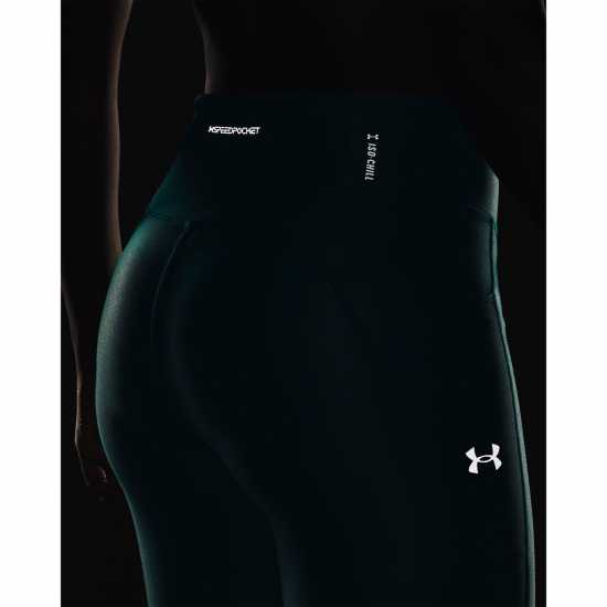 Under Armour Armour Fly Fast Elite Isochill Tgt Gym Legging Womens Зелено Дамски клинове за фитнес