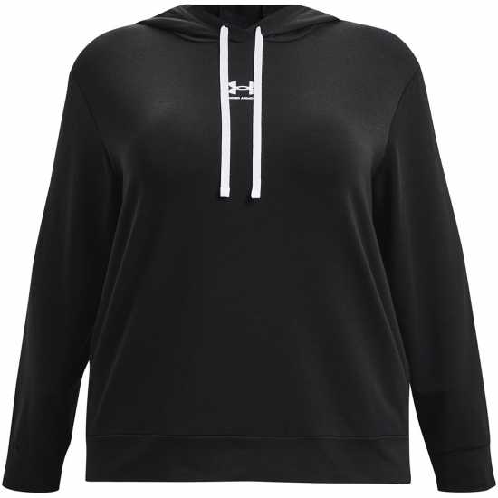 Under Armour Armour Rival Terry Hoodie& Gym Top Womens Черно Атлетика