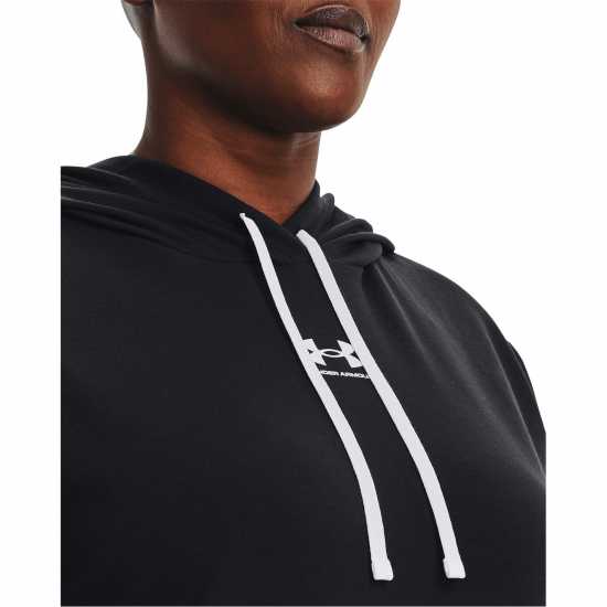 Under Armour Armour Rival Terry Hoodie& Gym Top Womens Черно Атлетика