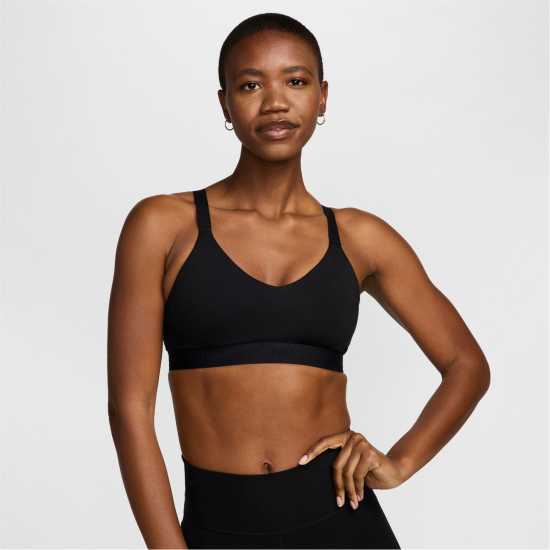 Nike Indy Medium Support Women's Padded Sports Bra Черно Спортни сутиени