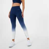 Usa Pro Ombre Leggings Морско синьо/Бяло 