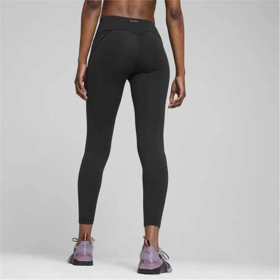 Puma Cloudspun Soft Hw Fl Tight Gym Legging Womens Черно 