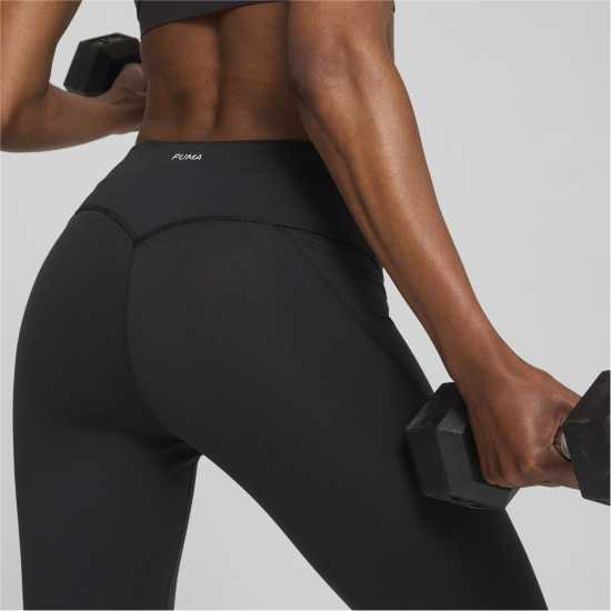 Puma Cloudspun Soft Hw Fl Tight Gym Legging Womens Черно 