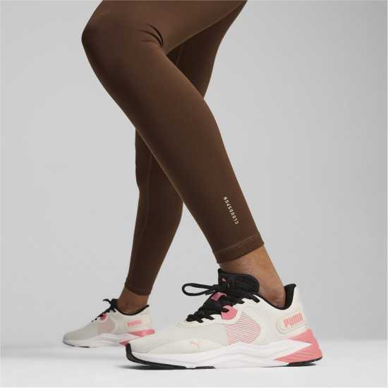 Puma Cloudspun Soft Hw Fl Tight Gym Legging Womens Espresso 