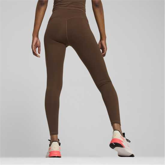 Puma Cloudspun Soft Hw Fl Tight Gym Legging Womens Espresso 