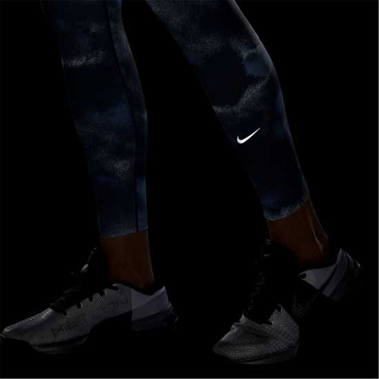 Nike One High-Rise Tights Womens АОП Морско синьо 