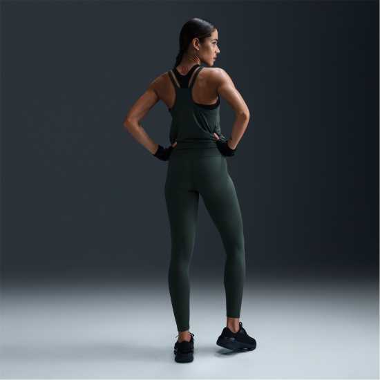 Nike One High-Rise Tights Womens Винтажно зелено 