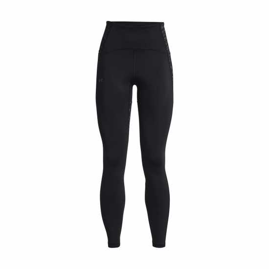 Under Armour Rush Leggings Womens Черно Дамски клинове за фитнес