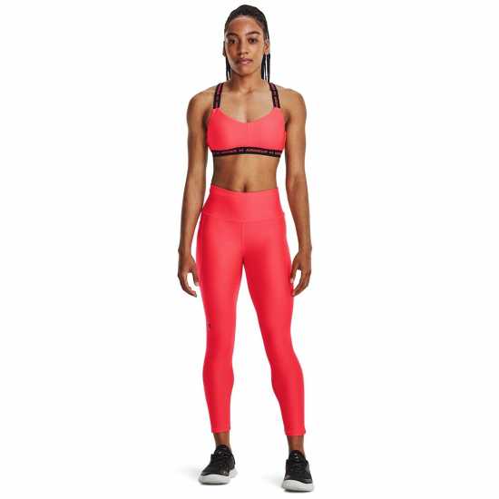 Under Armour Armour Heat Gear Hi Ankle Leggings Червено Дамски клинове за фитнес