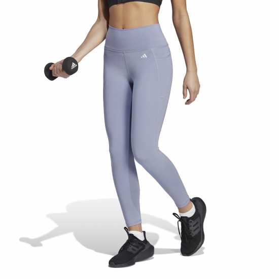 Adidas Дамски Клин Optime Stash Pocket High-Waisted Leggings Womens  