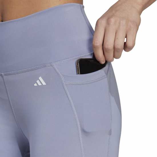 Adidas Дамски Клин Optime Stash Pocket High-Waisted Leggings Womens  