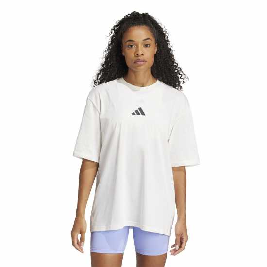 Adidas Strength Graphic T-Shirt Womens Бяло Атлетика