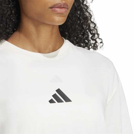 Adidas Strength Graphic T-Shirt Womens Бяло Атлетика