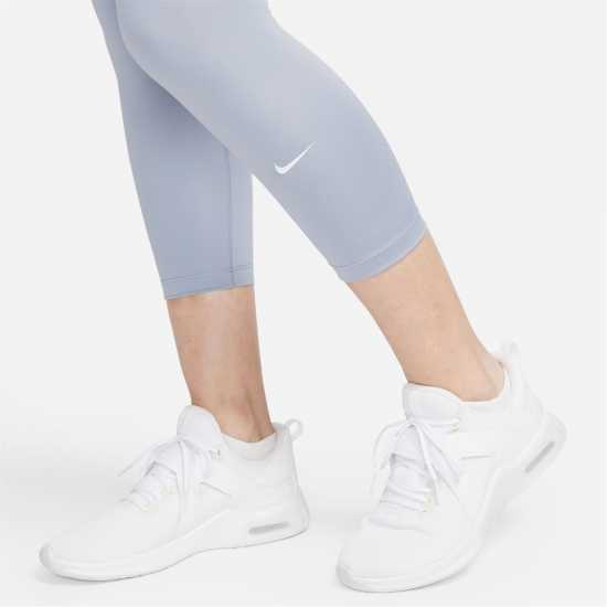 Nike One Cropped Tights Womens Индиго Мъгла Дамски клинове за фитнес