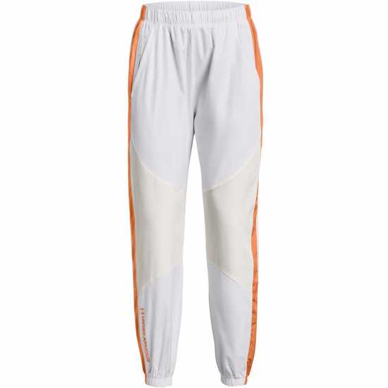 Under Armour Armour Rush Woven Pants Womens Бяло/оранжево 