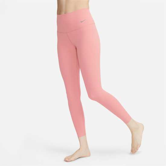 Nike Dri-FIT Zenvy Women's Gentle-Support High-Waisted 7/8 Leggings Red Stardust Дамски клинове за фитнес