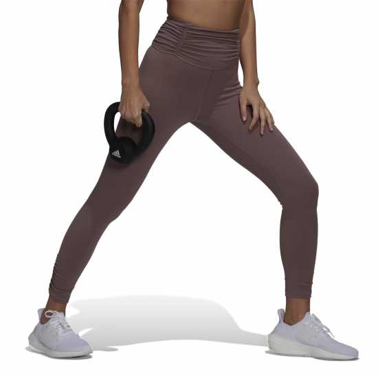 Adidas Yoga Studio 7/8 Leggings Womens Чудо Оксид Дамски клинове за фитнес