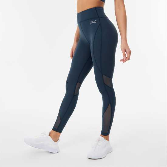 Everlast Contour Panel Leggings Womens Полунощна мрежа Дамски клинове за фитнес