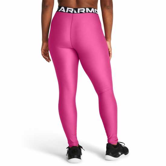 Under Armour Hg Authentics Legging Астро Розово/Черно Дамски клинове за фитнес