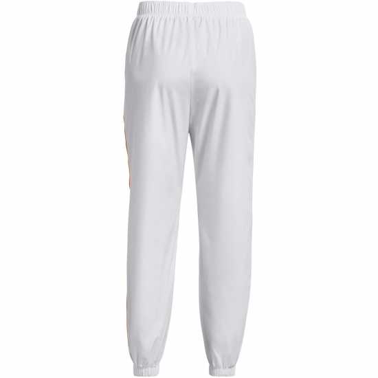 Under Armour Womens Rush Woven Pants Бяло/оранжево Дамски клинове за фитнес