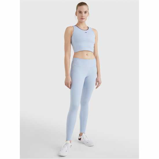 Tommy Sport Hw Sorona Rib Mesh Legging  Дамски клинове за фитнес