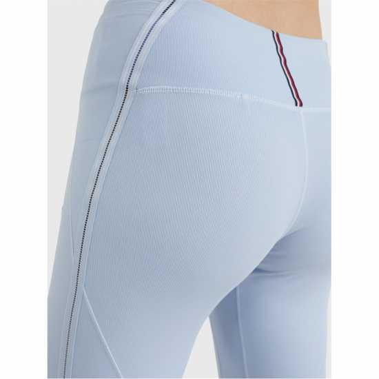 Tommy Sport Hw Sorona Rib Mesh Legging  Дамски клинове за фитнес