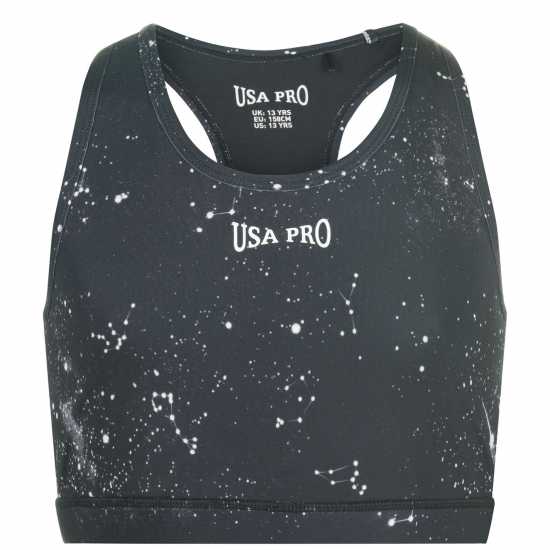 Workwear Usa Pro Fitness Crop Top Junior Girls Животно Спортни сутиени