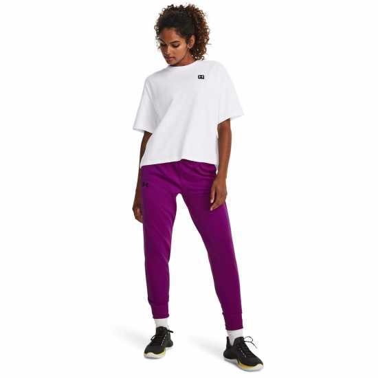 Under Armour Jogging Pants Womens Лилаво Дамски клинове за фитнес