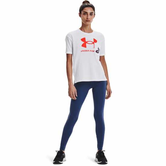 Under Armour Meridian Leggings Womens Синьо Дамски клинове за фитнес