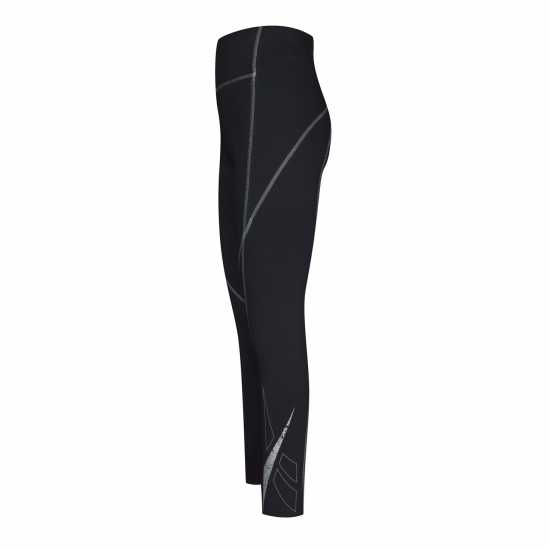 Reebok Workout Ready Big Logo Leggings Womens Gym Legging Черно/Сребристо Дамски клинове за фитнес