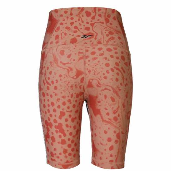 Reebok Lux Bold Modern Safari Print High-Waisted Shorts W Gym Legging Womens  Дамски клинове за фитнес