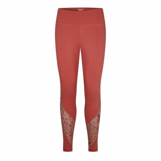 Reebok Modern Safari Leggings Womens Gym Legging Родонайт Дамски клинове за фитнес