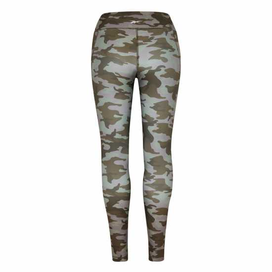 Reebok Lux Bold Camo Print Leggings Womens Gym Legging  Дамски клинове за фитнес