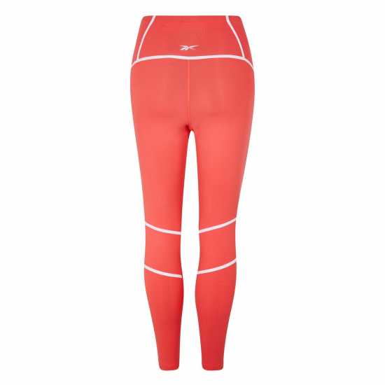 Reebok Lux High-Waisted Colorblock Leggings Womens Gym Legging Smorfl Дамски клинове за фитнес