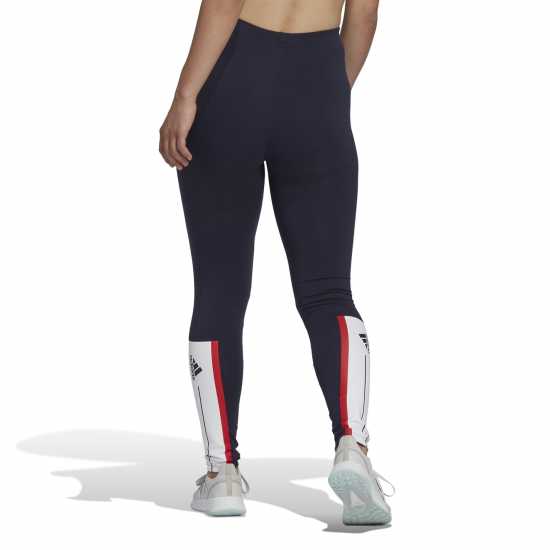 Adidas Essentials Pinstripe Block Gym Leggings Womens  Дамски клинове за фитнес