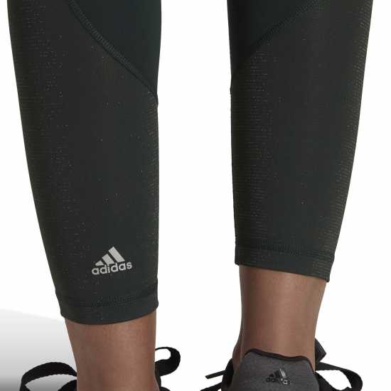 Adidas Optime Training Shiny Full Length Leggings Womens  Дамски клинове за фитнес