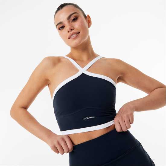 Jack Wills Adjustable Cross Front Sports Bra  Спортни сутиени