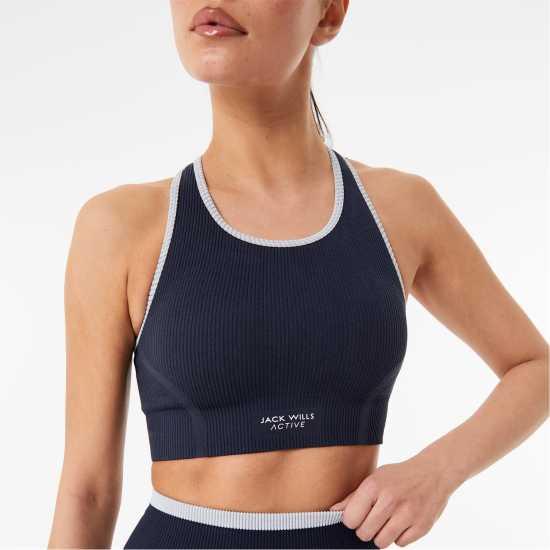 Jack Wills Seamless Racer Sports Bra  Спортни сутиени