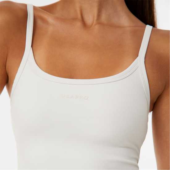 Usa Pro X Sophie Habboo Longline Sports Bra Крем Спортни сутиени