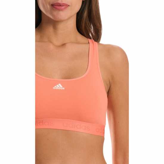 Adidas Active Comfort Cotton Bralette Корал Спортни сутиени