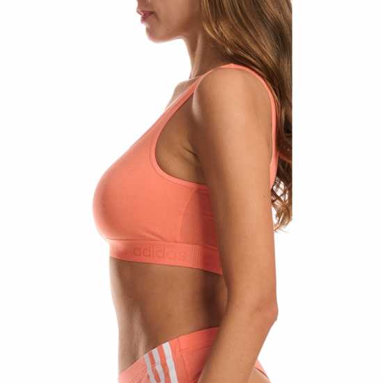 Adidas Active Comfort Cotton Bralette Корал Спортни сутиени