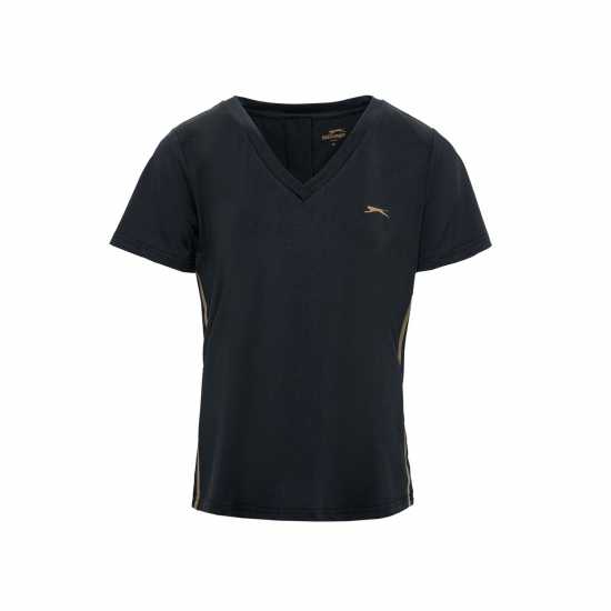 Slazenger Lucia Ii Tee Ld42 Черно Дамски тениски и фланелки