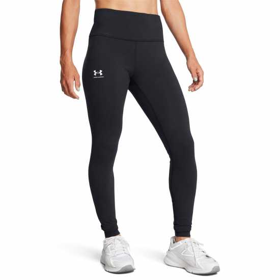 Under Armour Armour Campus Legging Gym Womens Черно Дамски клинове за фитнес