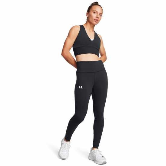 Under Armour Armour Campus Legging Gym Womens Черно Дамски клинове за фитнес