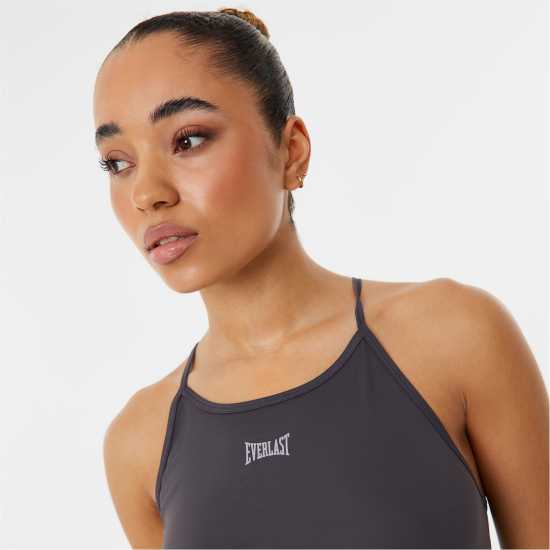 Everlast Racer Strappy Vest Womens Акула Сиво Атлетика