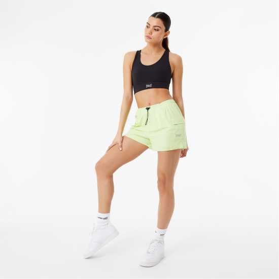 Дамски Шорти Everlast Cargo 2In1 Shorts Womens Пастелно лимон Дамски клинове за фитнес