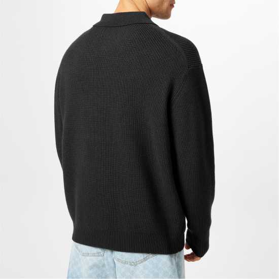 Jack Wills Quarter Zip Rib Jumper  Мъжки пуловери и жилетки