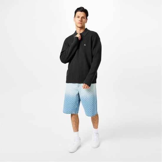 Jack Wills Quarter Zip Rib Jumper  Мъжки пуловери и жилетки