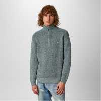 Пуловер С Цип Jack Wills Two Tone Quarter Zip Jumper  