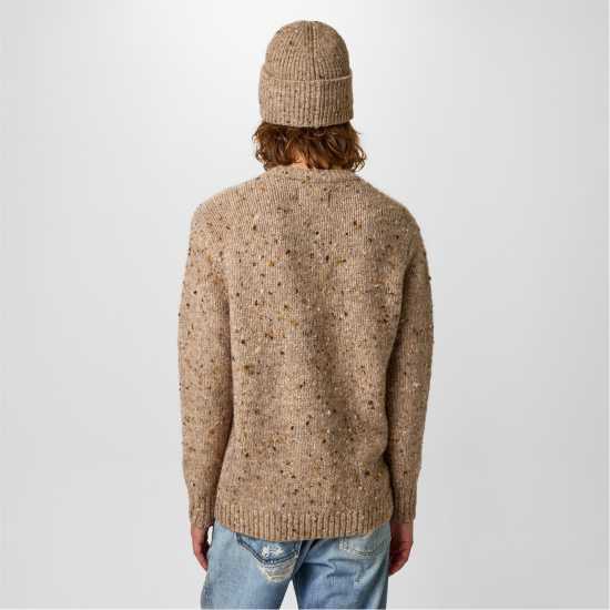 Jack Wills Chunky Twist Crew Sweater Трекинг Марл 